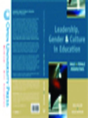 cover image of Leadership Gender and Culture in Education